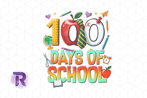 100 Day s School Teach Sublimation PNG