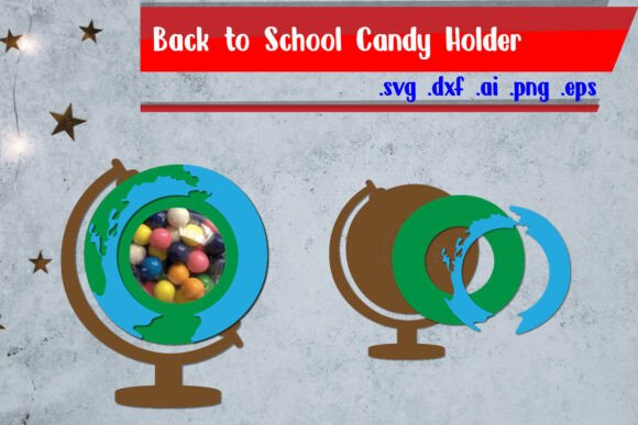 Globe Candy Holder - School Candy Holder