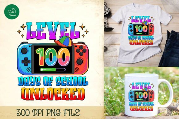 Level 100 Days of School Unlocked PNG