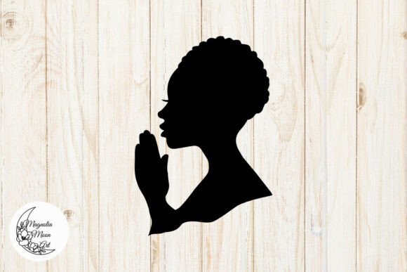 Praying Woman SVG: Graphics for Crafts & Small Business Branding