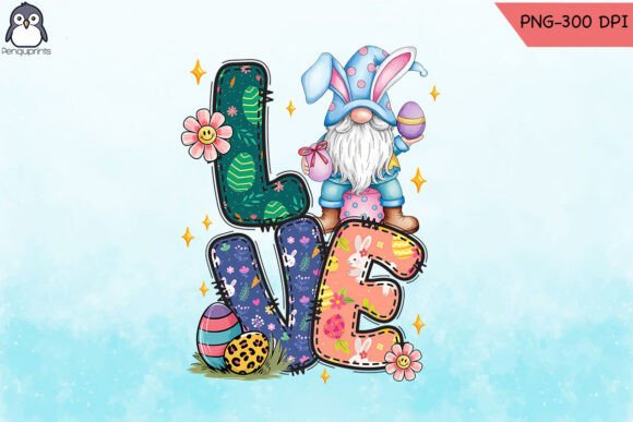 Substitute Teacher Cute Easter Gnome PNG: Graphics and Crafts