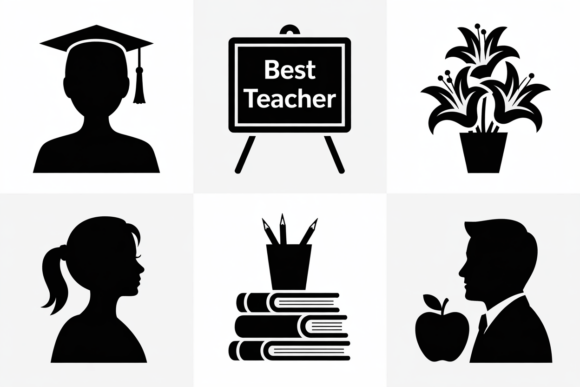 Teacher Icons Bundle: Graphics and Crafts Made Simple