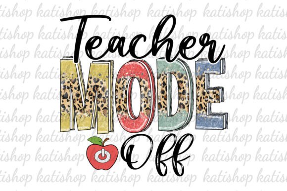 Teacher Mode off Leopard Sublimation